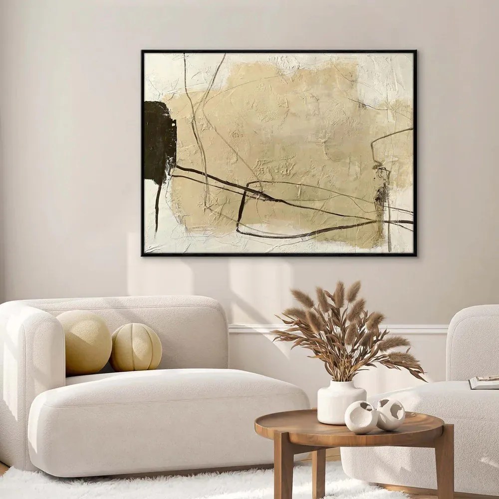 Ručne maľovaný obraz 120x90 cm Cloudline – Malerifabrikken