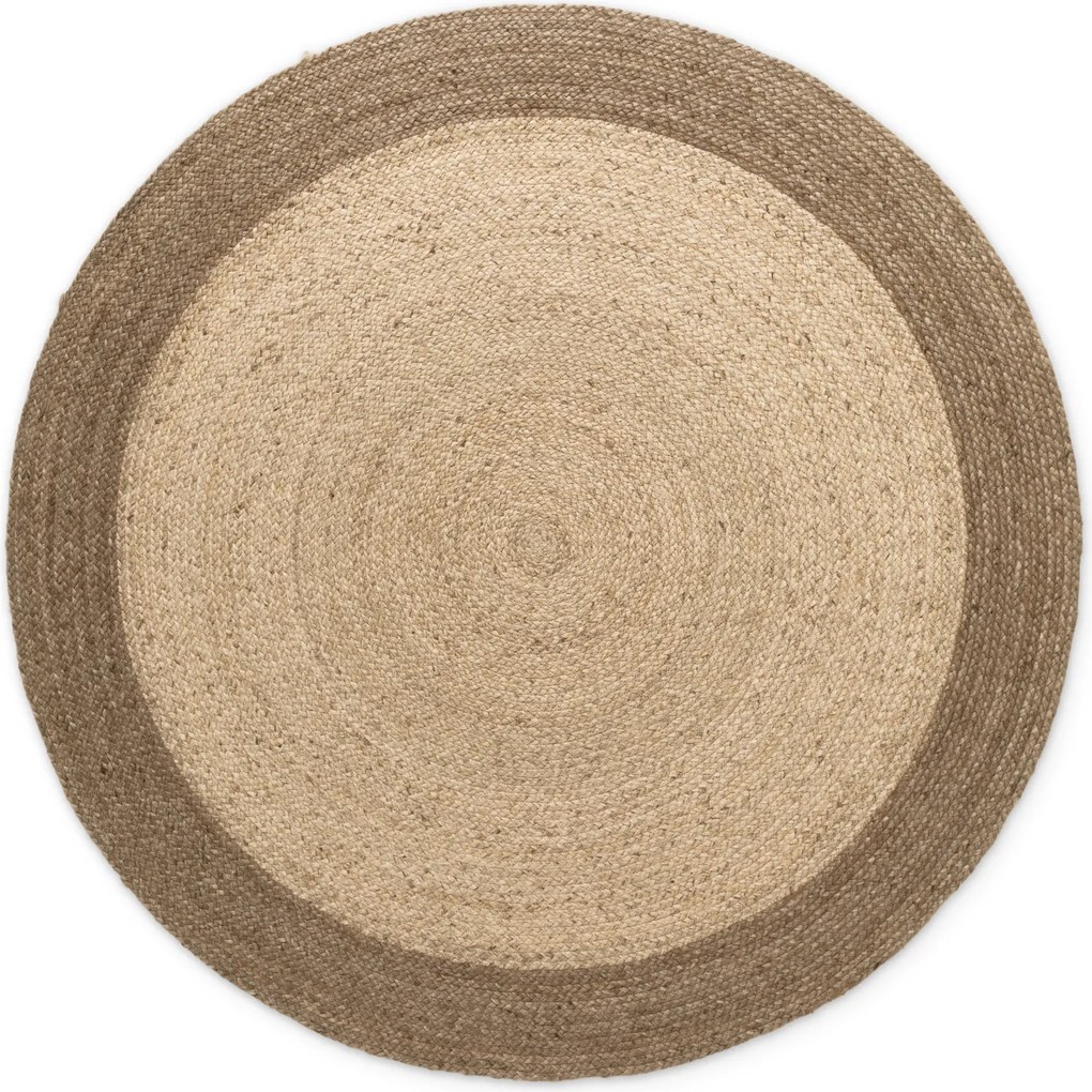 Hanse Home, Kusový koberec Looma 106224 Natur Ivory/Grey/Beige kruh, 200x200 (priemer) kruh, béžová, chodba / predsieň