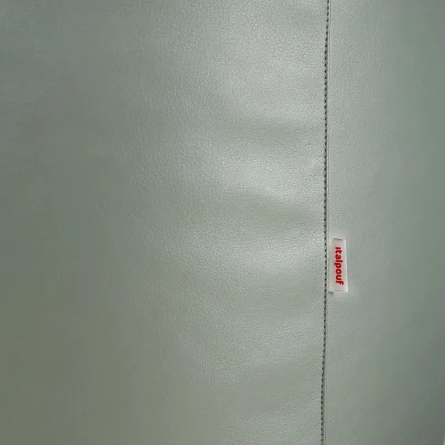 Taburetka Cubo strieborná ekokoža