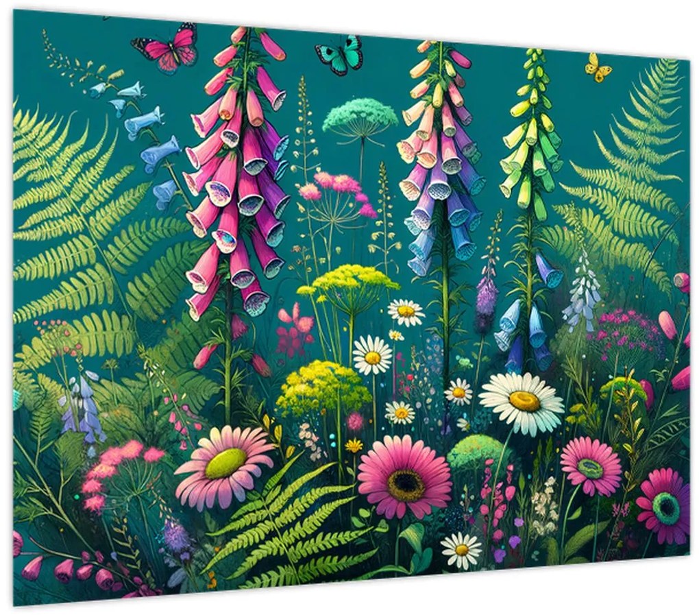 Obraz - Lúčne kvety (70x50 cm)
