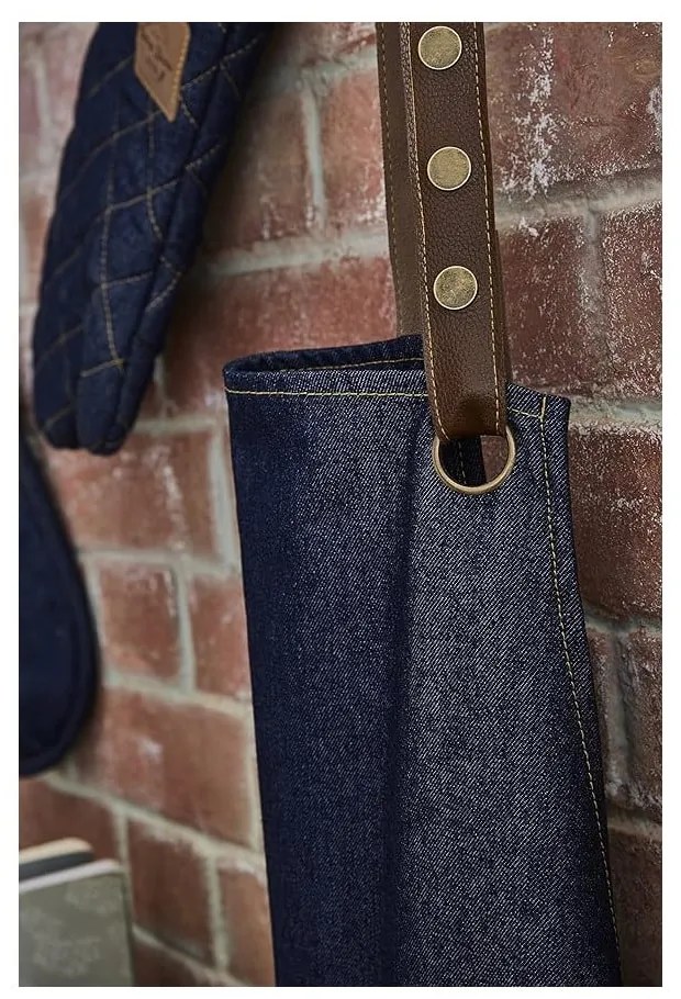 Utierky, zástera a chňapka v súprave 5 ks Oxford Denim – Cooksmart ®
