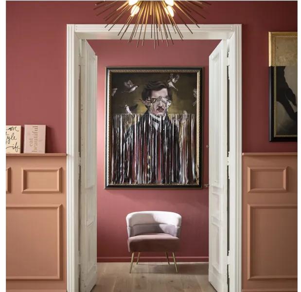 Gentleman Cuts Obraz Hnedo-sivý 130x163cm