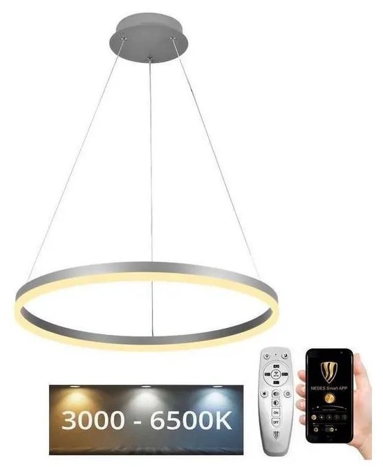 NEDES LED Stmievateľný luster na lanku LED/42W/230V 3000-6500K + diaľkové ovládanie ND3437