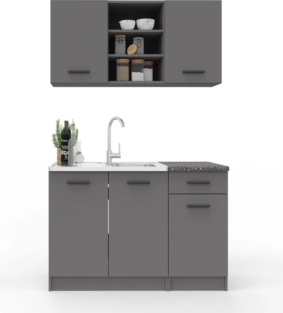 Malá kuchyňa JANKA 120, antracit