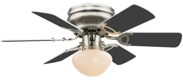 GLOBO 0307W - Stropný ventilátor UGO 1xE27/60W/230V