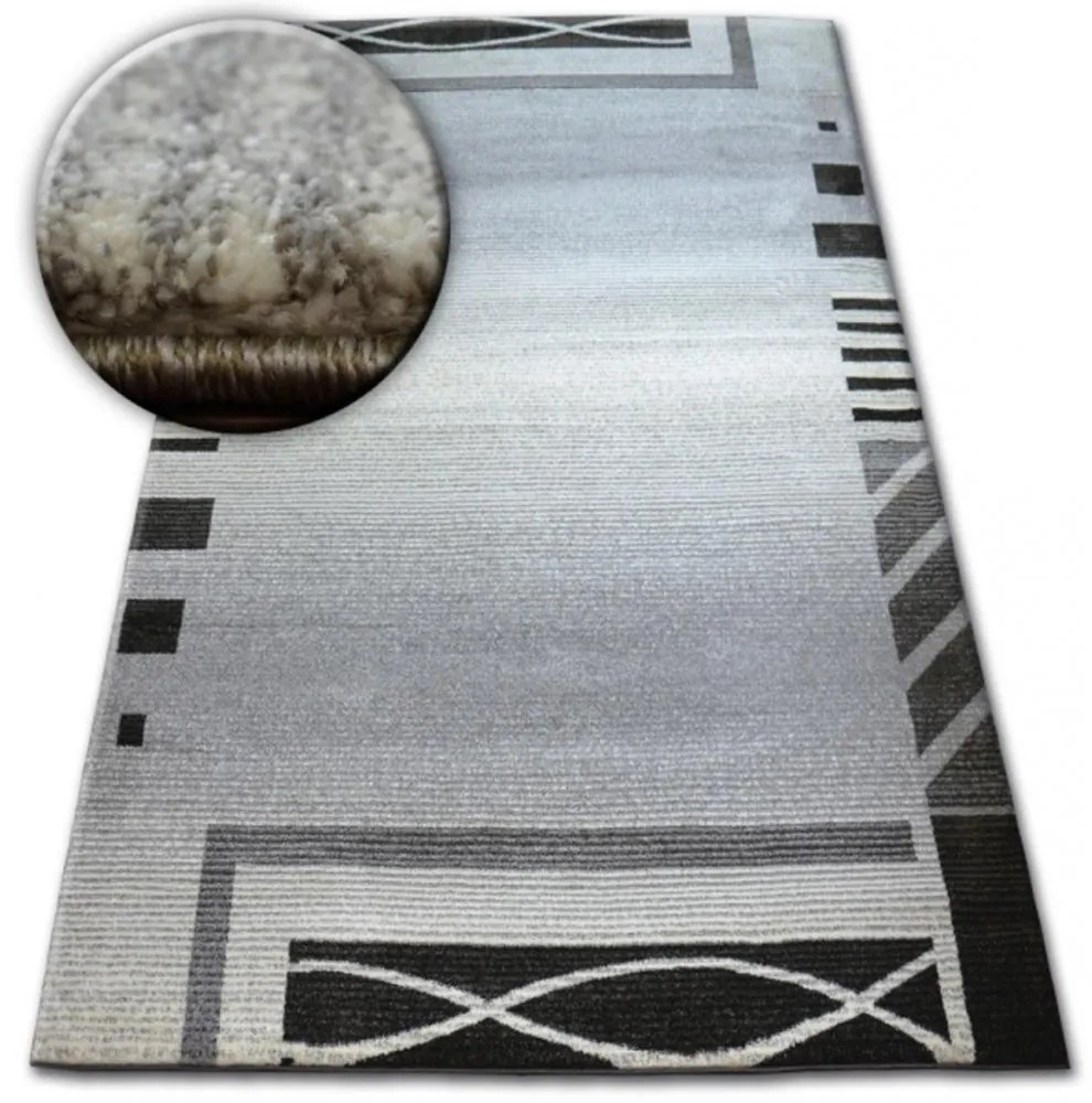 Kusový koberec Bren svetlo sivý 140x190cm