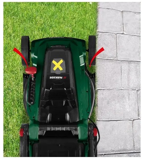 Parkside® Aku kosačka Prma 40-Li D2 + Akumulátor 20 V 4 Ah, 2 kusy + Dvojitá nabíjačka na akumulátor 20 V 4,5 A (800011567)