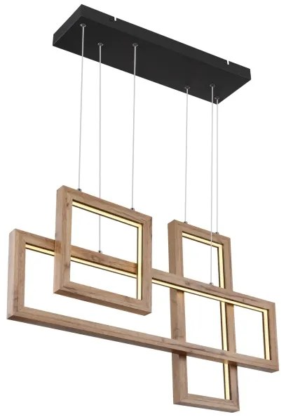 Globo 67287H1 - LED luster na lanku MANDERA LED/40W/230V hnedá