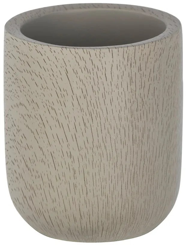 Sivohnedý pohárik na kefky Wenko