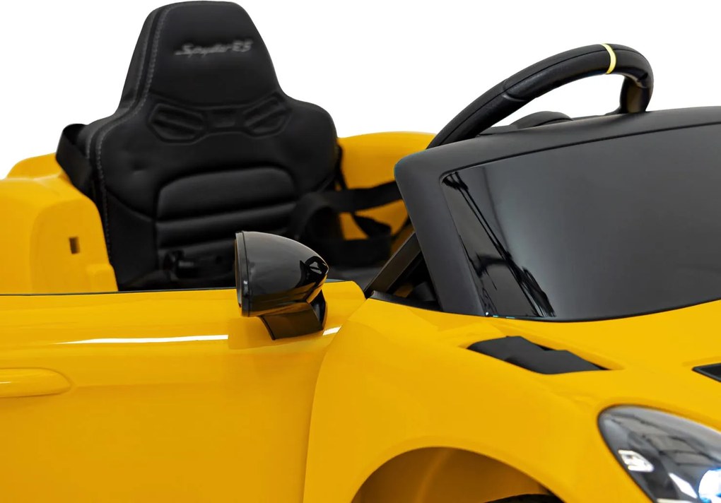 Ramiz Detské autíčko Porsche Spyder RS 718, žltý lak
