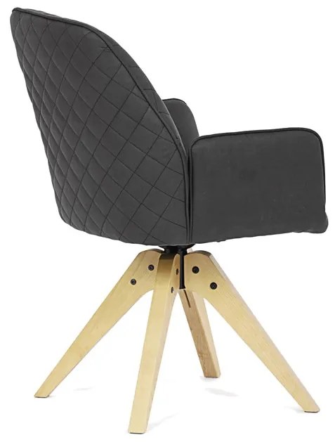 Autronic BONTEC Jedálenská stolička, čierna, látka, HC-539 BK3 Farba: Čierna