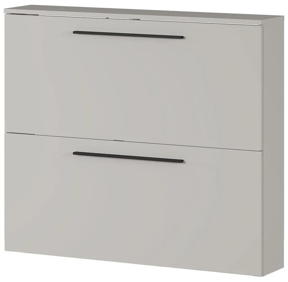 Sivobéžová závesná výklopná skrinka na topánky Utah - Germania