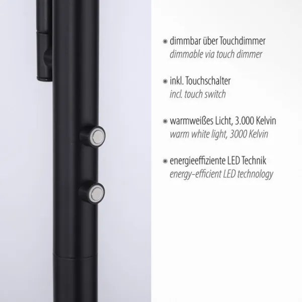 Leuchten Direkt 11710-18 - LED Stmievateľná lampa HANS LED/21,5W/230V + LED/4W