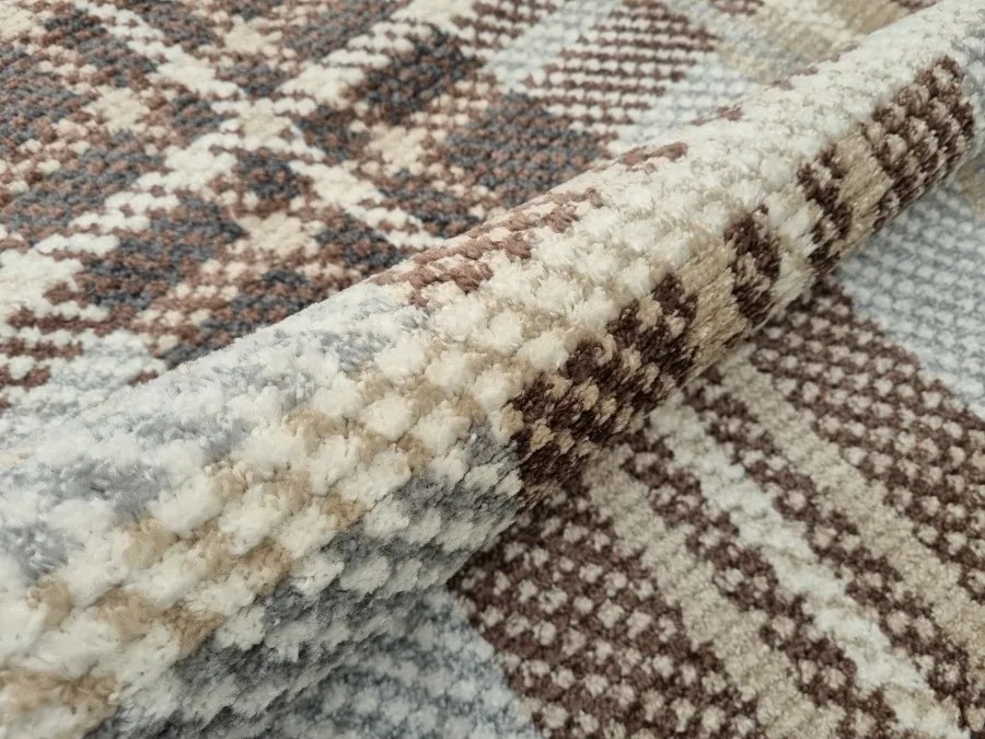 DC Koberec Safir 327 béžová sivá Rozmer: 60×100 cm