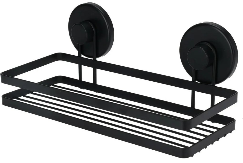 Bathroom Solutions Kúpeľňová kovová polica 25 x 10 x 8,7 cm