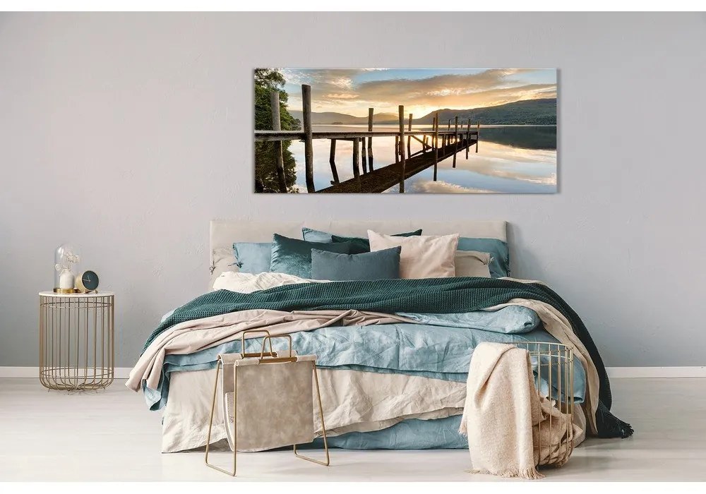 Sklenený obraz Styler Sunset, 50 x 125 cm