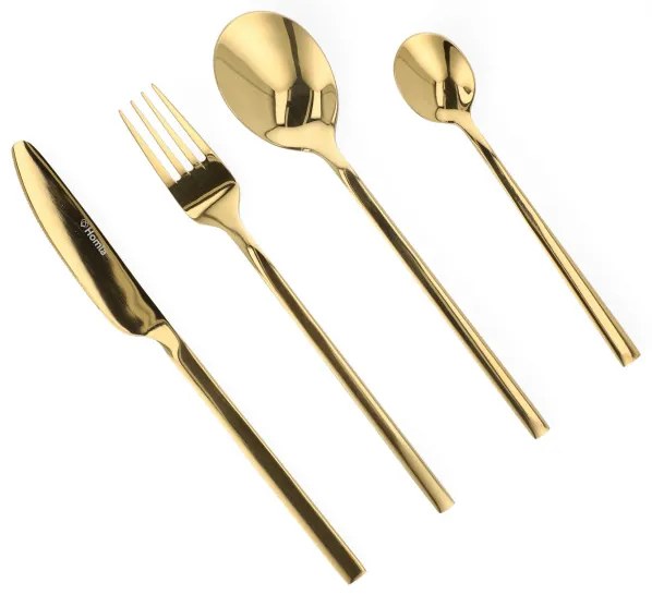 Súprava príborov APERI zlatá ALL 954478