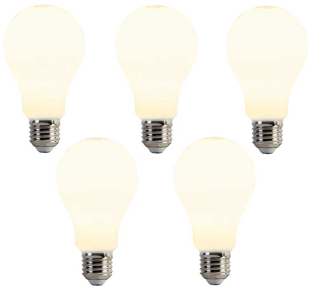 Sada 5 LED žiaroviek E27 A67 Opal 8W 900lm 2700K