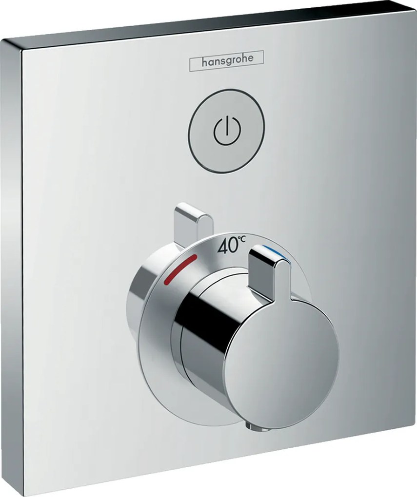 Hansgrohe Shower Select, termostatická sprchová batéria pod omietku, chrómová, HAN-15762000