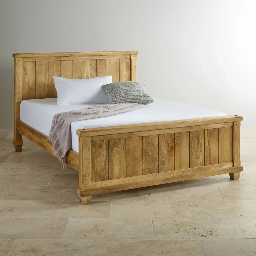 furniture-nabytek.cz - Masívna posteľ 180x200 z dreva mango