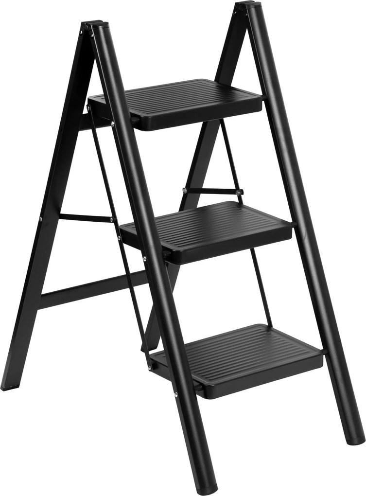 Třístupňové skládací schůdky Easystep černé