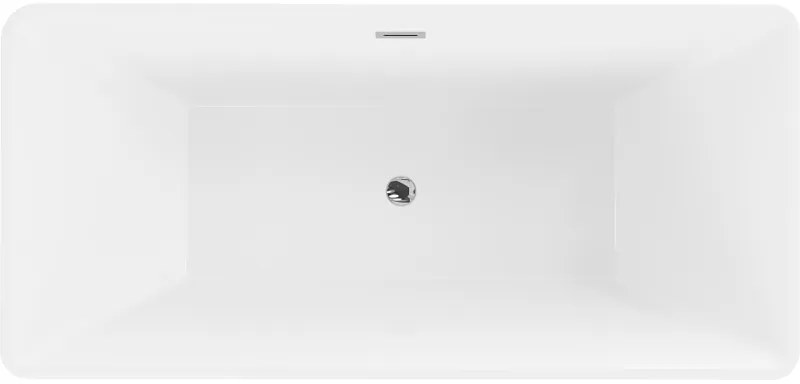 Mexen MALAGA VOĽNE STOJACA VANA Biela 170 x 80 CM + sifón automat, 51421708000