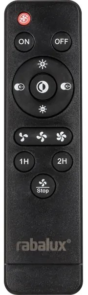 Rabalux - LED Stmievateľné stropné svietidlo s ventilátorom LED/30W/230V + DO