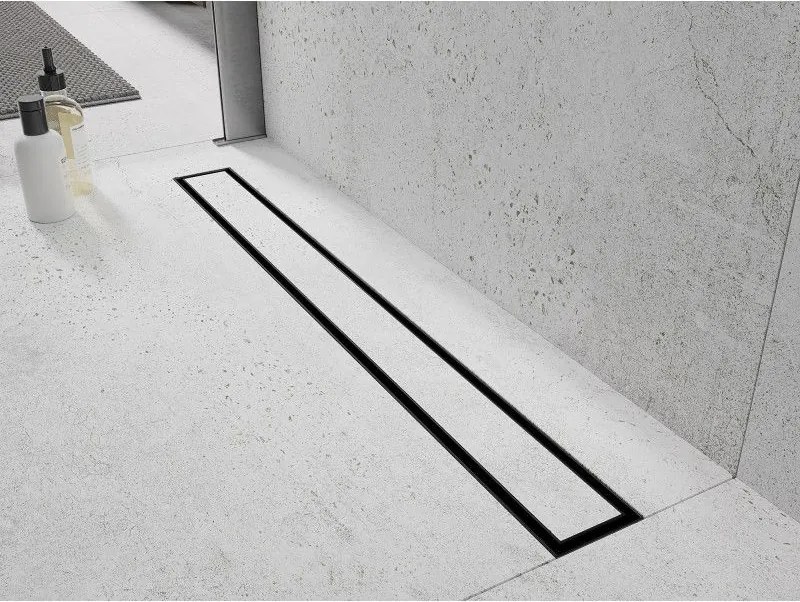 Mexen Flat 360° M13 sprchový žľab 2v1, 70 cm, brúsený grafit, 1E10070-40