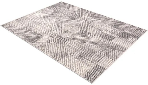 Koberec ANGEL 7890 / 52042 rybia kosť, chevron béžový / sivý