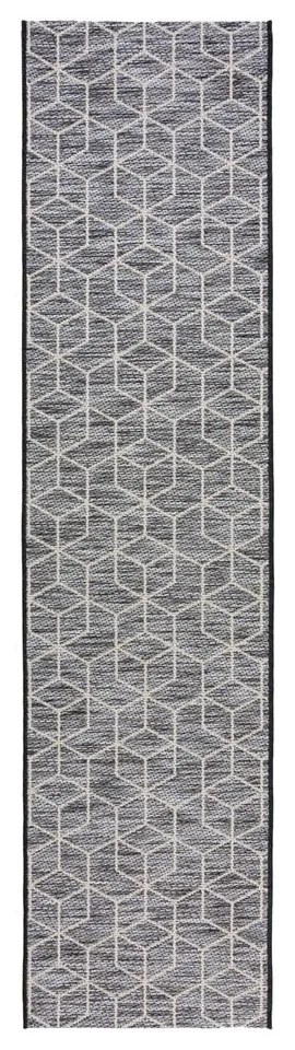 Sivý vonkajší koberec behúň 230x60 cm Napoli - Flair Rugs