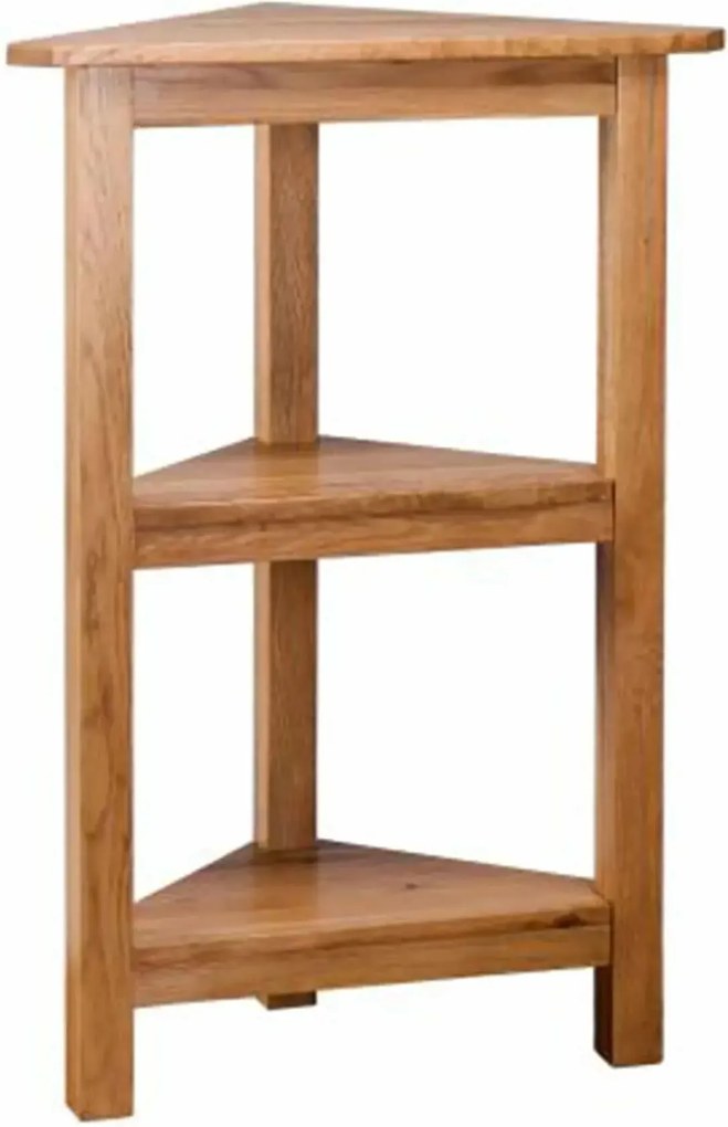 Rohový policový regál, 69x38x100 cm