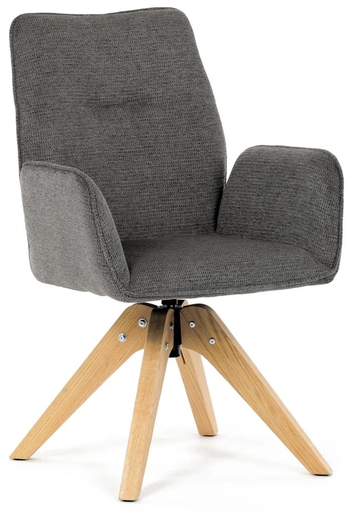 Jedálenská stolička DCH-C2148 GREY2 s vodoodolnýmpoťahom