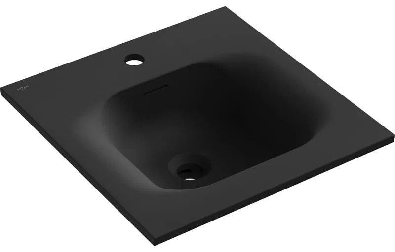 Mexen Vela, umývadlo na zapustenie 46 x 46,5 cm, čierna matná, 25234571