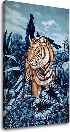 Obraz na plátne TIGER V PRÍRODE 001