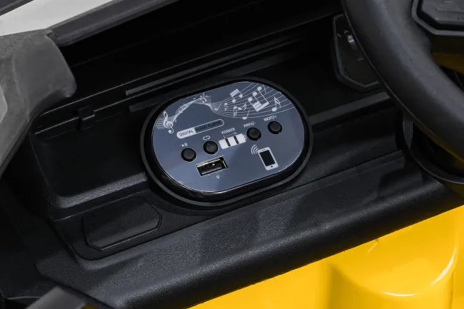 Elektrické autíčko Volkswagen ID BUZZ žlté