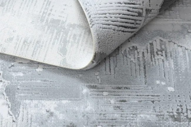 Koberec AKRYL VALS 0A046A C53 78 jasný sivý / tmavo sivý