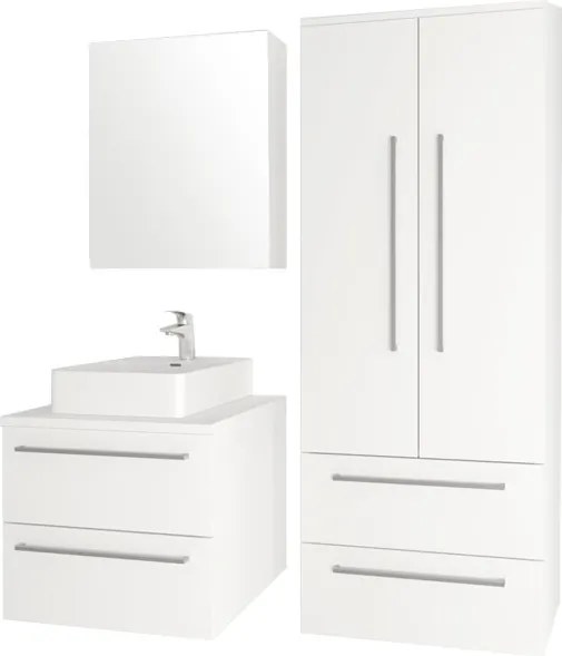 Mereo Bino, kúpeľňová skrinka 80 cm, biela, MER-CN661SN