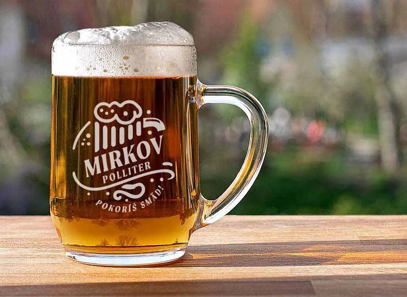 Pieskovaný polliter na pivo Pokoríš smäd