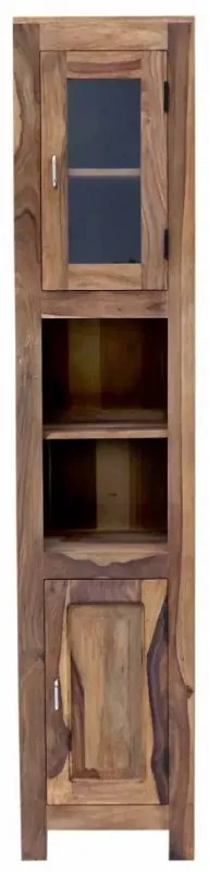 Skrinka do kúpeľne Suri 40x190x35 indický masív palisander Only stain