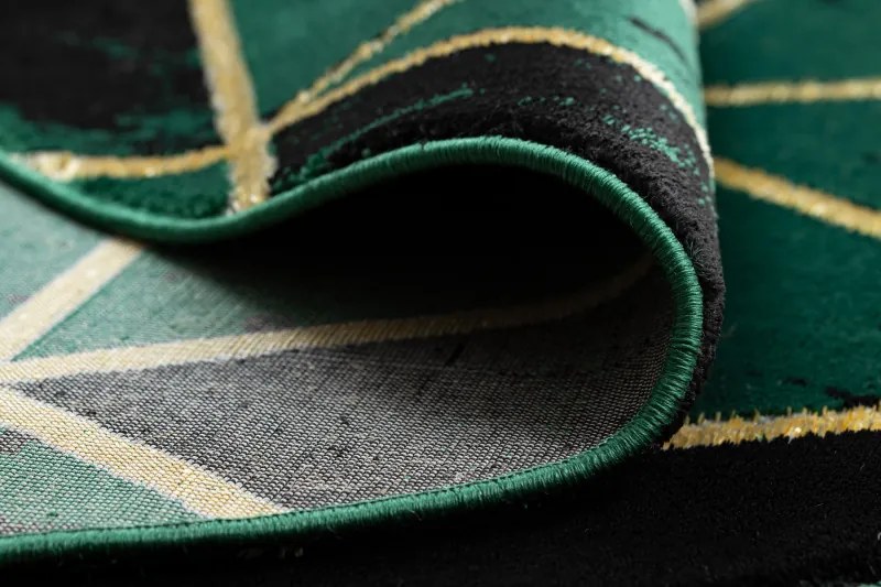 Kusový koberec Emerald 1020 green and gold kruh, 160x160 (priemer) kruh, zelená, obývacia izba, Dywany Łuszczów