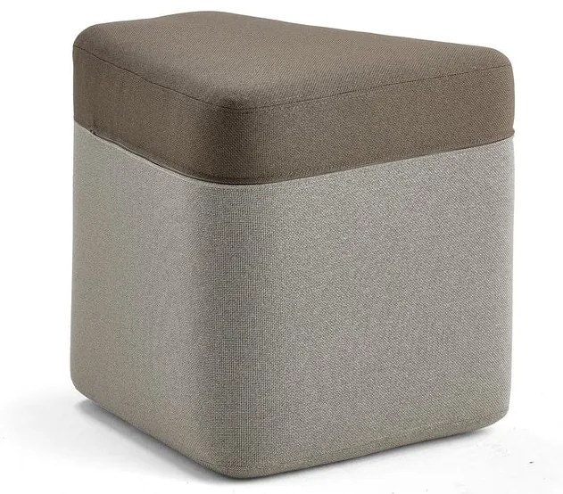 Taburet POINT, piesková/hnedá