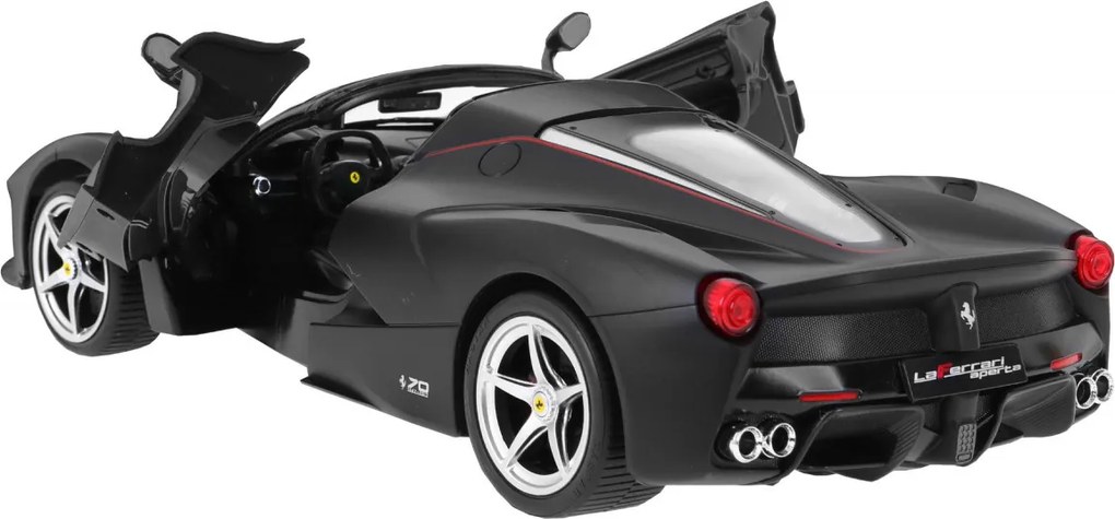Ferrari LaFerrari Aperta čierna RASTAR 1:14 model auta na diaľkové ovládanie + 2,4 GHz diaľkové ovládanie