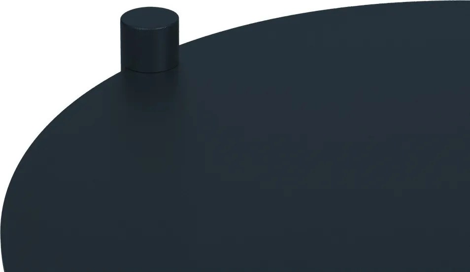 Oceľový okrúhly odkladací stolík 41x40 cm Ande – noo.ma