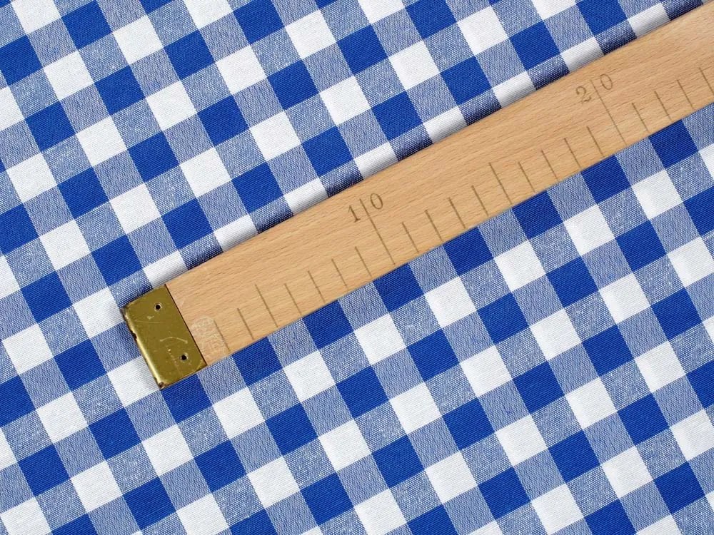 Biante Dekoračná obliečka na vankúš Rebeka RE-008 Modro-biela kocka stredná 50 x 60 cm