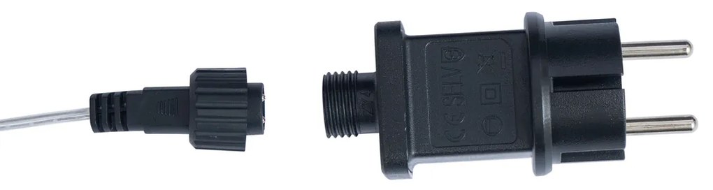 Vianočný stromček priehľadný 60 cm vrátane LED IP44 - Coni