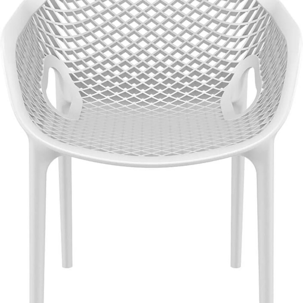 AIR XL záhradná stolička white