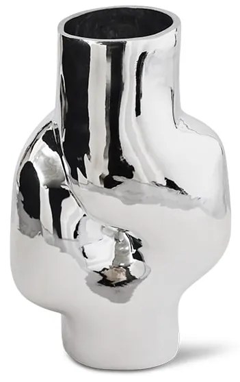 HK living Skleněná váza Gleam Chrome 3,5 l