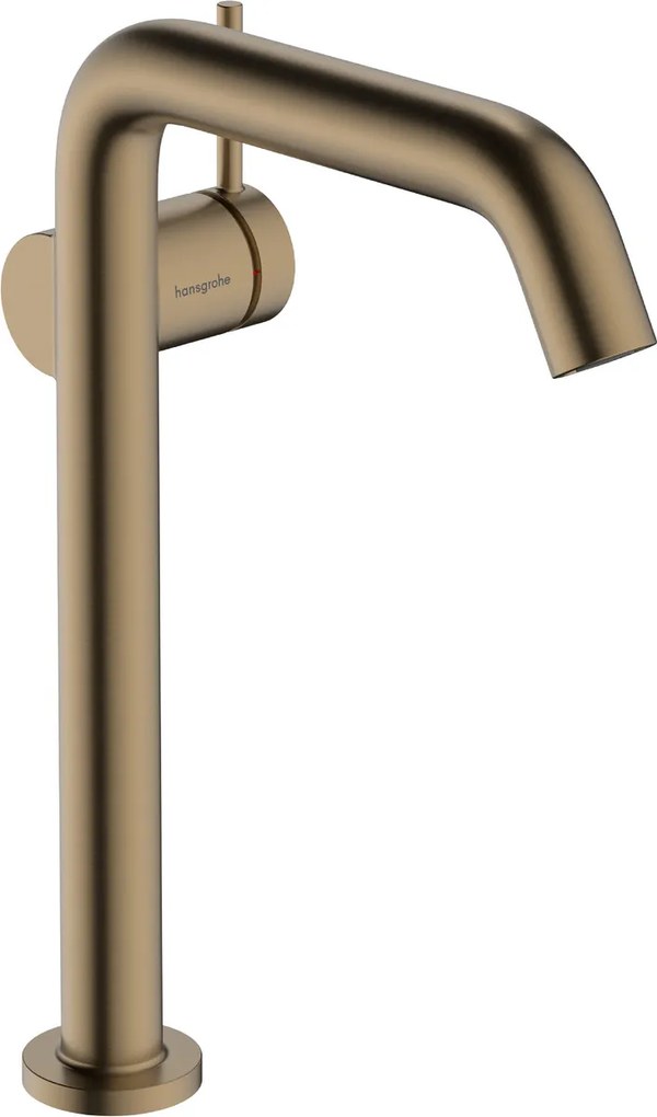 Hansgrohe Tecturis S, páková batéria pre umývadlovú misu 240 Fine CoolStart EcoSmart+ bez odtokovej súpravy, kartáčovaný bronz, HAN-73372140