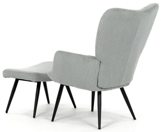 Autronic BONTEC Relaxačné kreslo, modrá, menčestrová látka, AK-L7285 BLUE6 Farba: Béžová