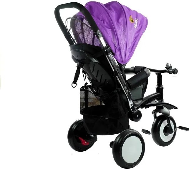 LEAN Toys Trojkolka PRO400 fialová